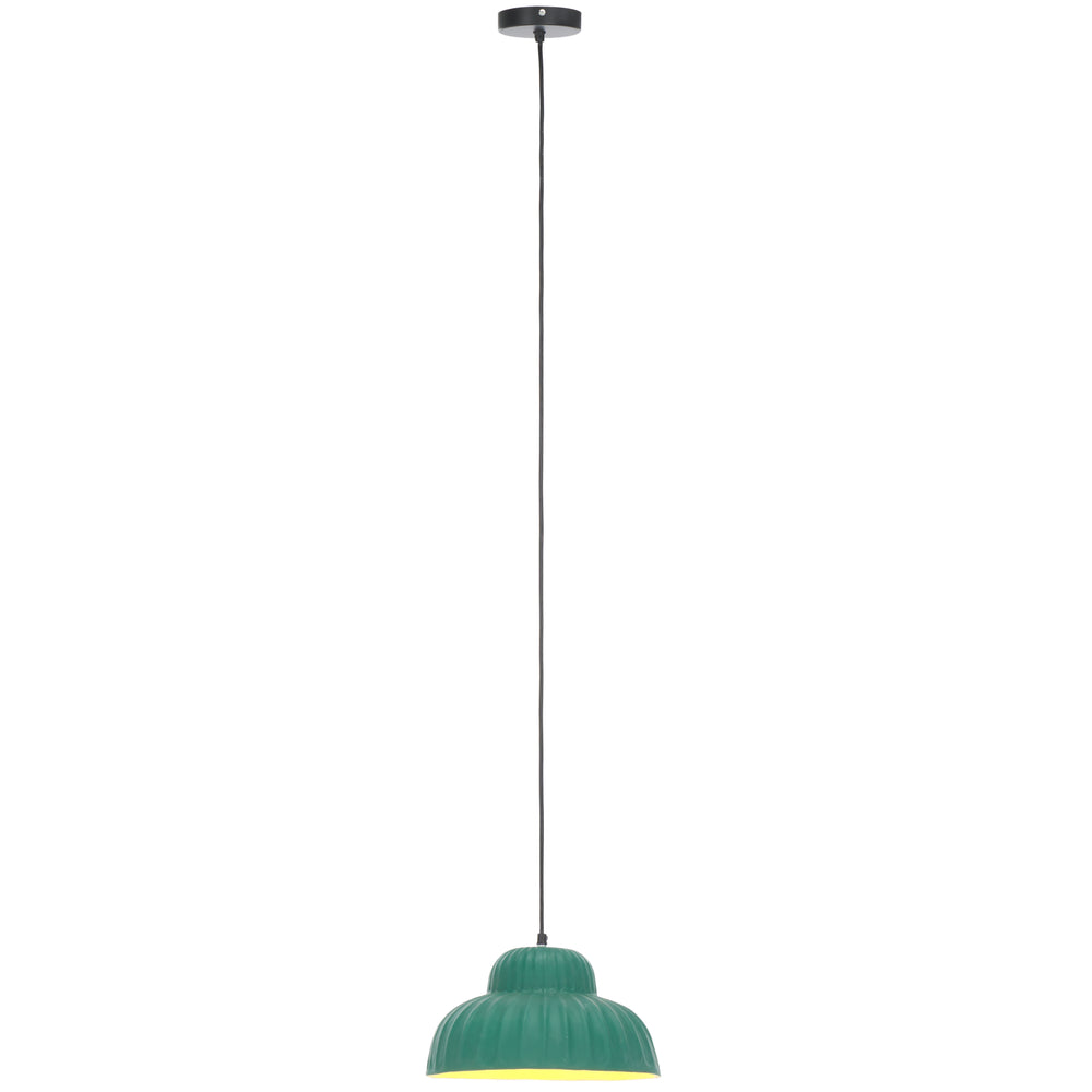 Safavieh Destryn Small, 13 Inch, Green, Papier-Mâché/Iron Pendant Green Papermache PND3021A
