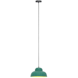 Safavieh Destryn Small, 13 Inch, Green, Papier-Mâché/Iron Pendant Green Papermache PND3021A