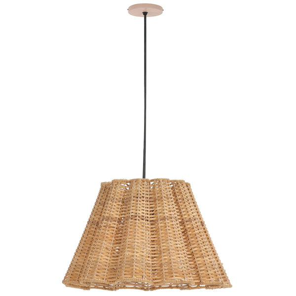 Safavieh Melora, 12 Inch, Natural, Cane/Iron Pendant PND3028A