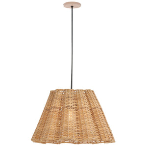 Safavieh Melora, 12 Inch, Natural, Cane/Iron Pendant PND3028A