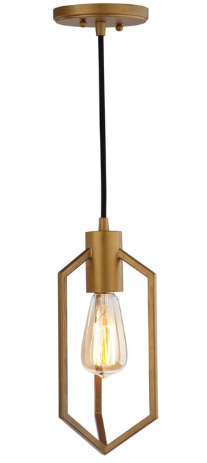 Safavieh EASTWOOD, 6-Inch Brass Extendable Pendant Light – Adjustable Height for Elegant Home Illumination PND4009A