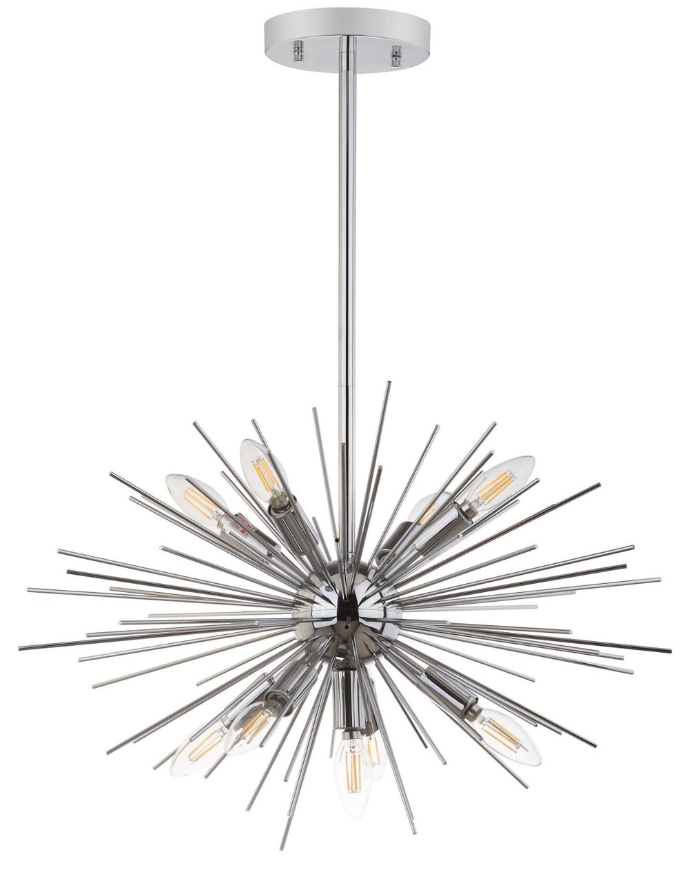 Safavieh WILLA, 9-Light Charcoal Pendant - Adjustable Iron & Glass Fixture for Elegant Dining & Living Spaces PND4021A