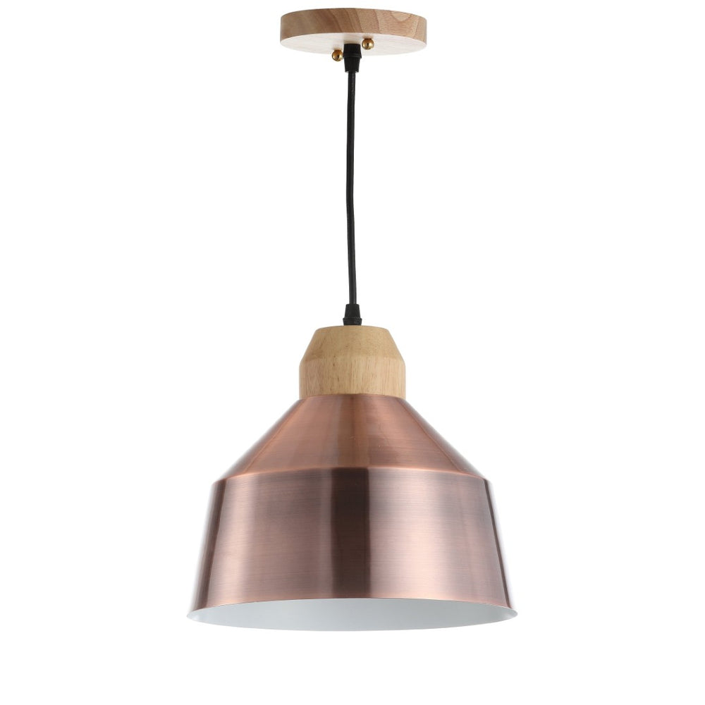Safavieh DAJANA, Elegant 10.25-Inch Extendable Pendant Light for Versatile Modern & Traditional Décor Spaces Copper PND4031B
