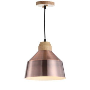 Safavieh DAJANA, Elegant 10.25-Inch Extendable Pendant Light for Versatile Modern & Traditional Décor Spaces Copper PND4031B