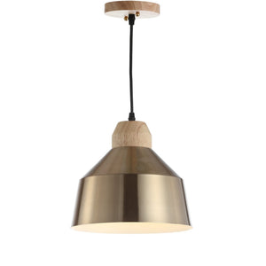 Safavieh DAJANA, Elegant 10.25-Inch Extendable Pendant Light for Versatile Modern & Traditional Décor Spaces Gold PND4031C