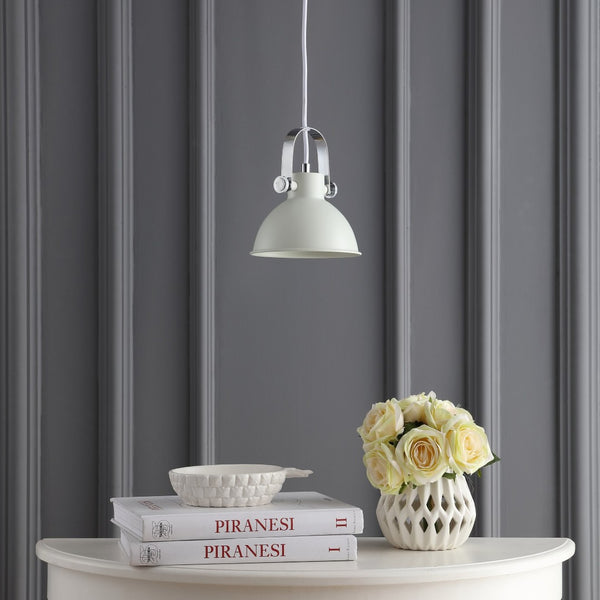 Safavieh ROVE, Modern Extendable Pendant Light for Versatile Dining and Workspaces, Adjustable Height Design White PND4034A