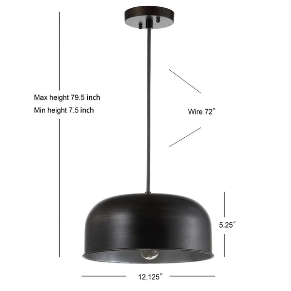 Safavieh AVNER, Adjustable Grey Iron Pendant Light – Modern Minimalist Design for Versatile Home Decor Spaces PND4039A