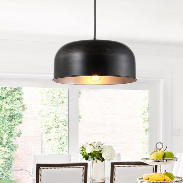 Safavieh AVNER, Adjustable Grey Iron Pendant Light – Modern Minimalist Design for Versatile Home Decor Spaces PND4039A