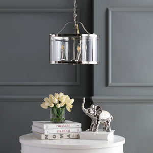 Safavieh JUDE, 3-Light Adjustable Pendant in Nickel Finish - Modern Industrial Design for Any Space PND4041A