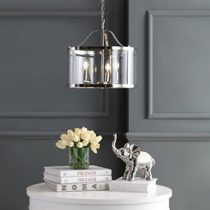 Safavieh JUDE, 3-Light Adjustable Pendant in Nickel Finish - Modern Industrial Design for Any Space PND4041A