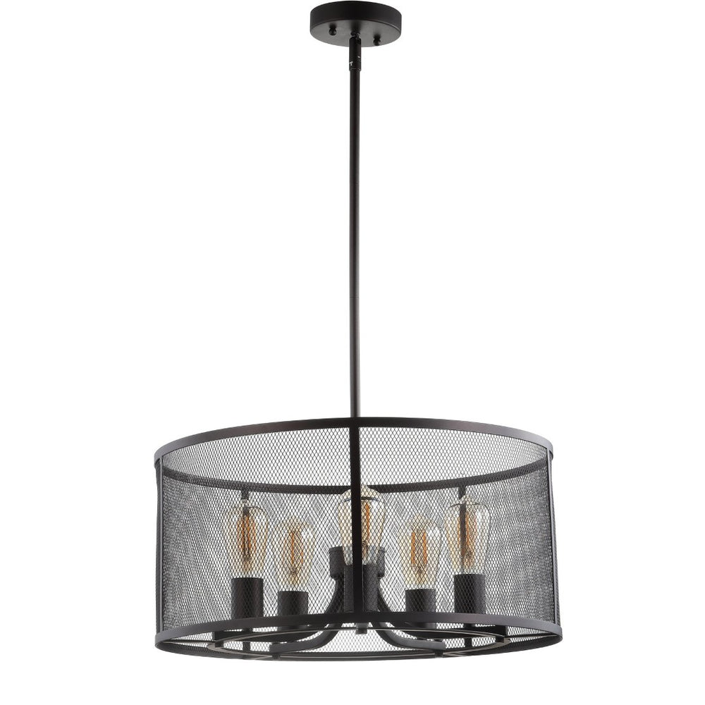 Safavieh KANE, 5-Light Brass Pendant – Adjustable 20-Inch Modern Fixture for Dining & Living Spaces PND4049A