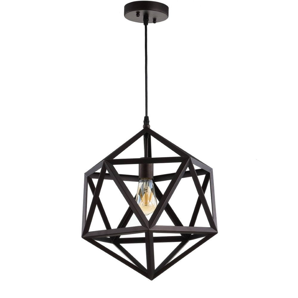 Safavieh SERGIO, Modern Extendable Brass & Iron Pendant Light Fixture for Stylish Ambient Illumination PND4051A