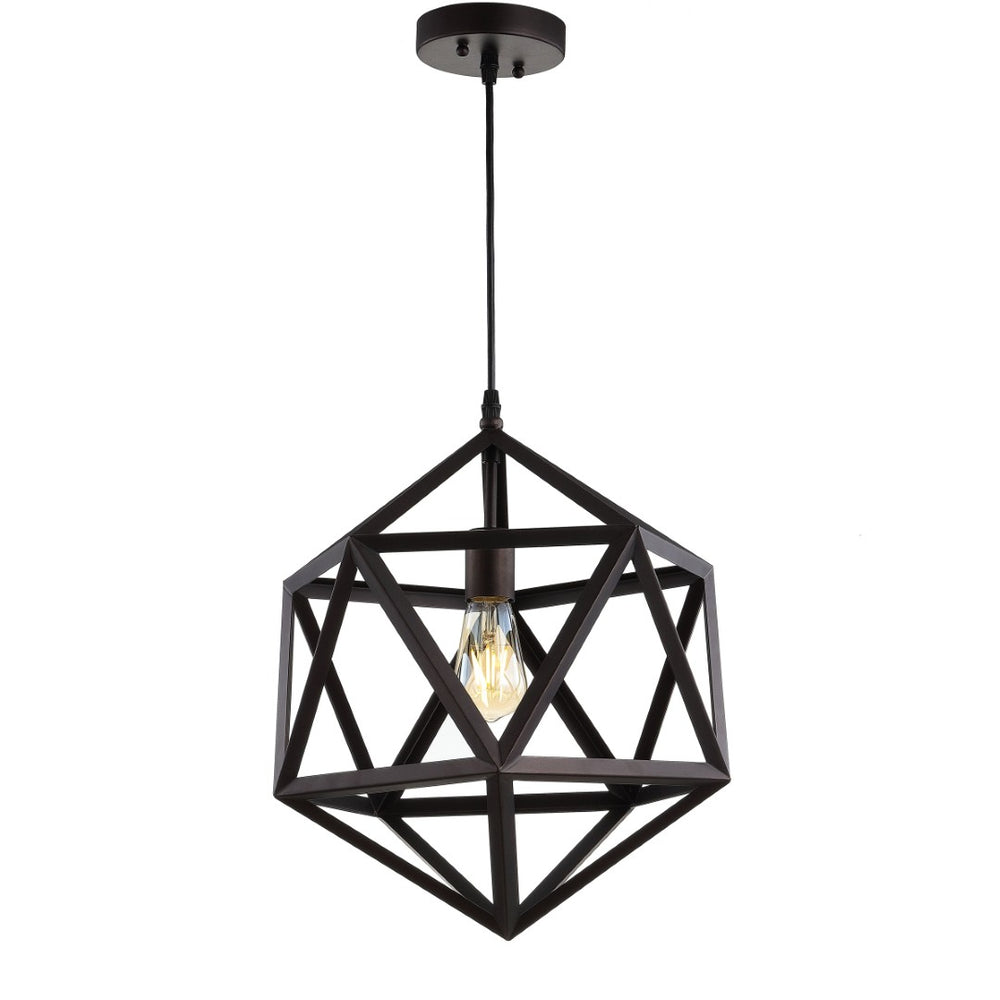 Safavieh SERGIO, Modern Extendable Brass & Iron Pendant Light Fixture for Stylish Ambient Illumination PND4051A
