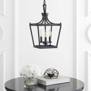 Safavieh LARTON, 3-Light Extendable Pendant — Elegant Iron Fixture for Dining Rooms and Contemporary Spaces Oil Rub Bronze PND4089A