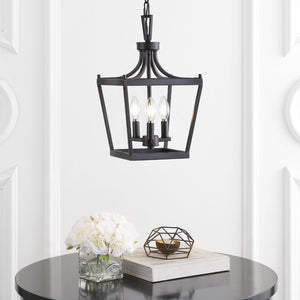 Safavieh LARTON, 3-Light Extendable Pendant — Elegant Iron Fixture for Dining Rooms and Contemporary Spaces Oil Rub Bronze PND4089A