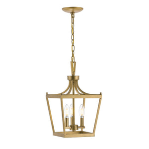 Safavieh LARTON, 3-Light Extendable Pendant — Elegant Iron Fixture for Dining Rooms and Contemporary Spaces Gold PND4089C