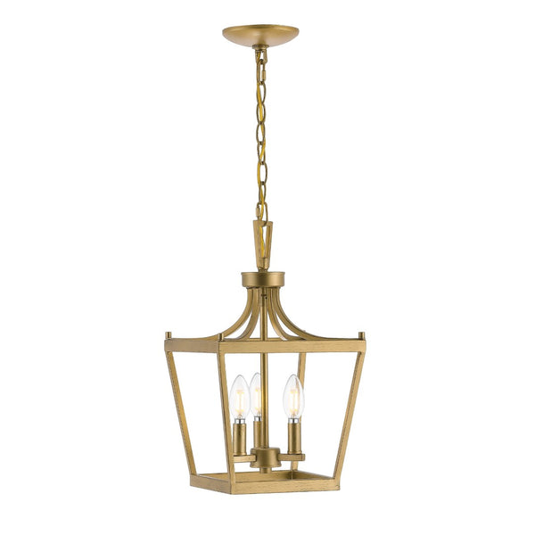 Safavieh LARTON, 3-Light Extendable Pendant — Elegant Iron Fixture for Dining Rooms and Contemporary Spaces Gold PND4089C