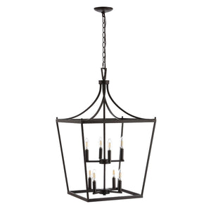 Safavieh VALLOR, Extendable 8-Light Pendant for Dining Rooms and Living Spaces, Durable Iron Design Elegance Oil Rub Bronze PND4092A