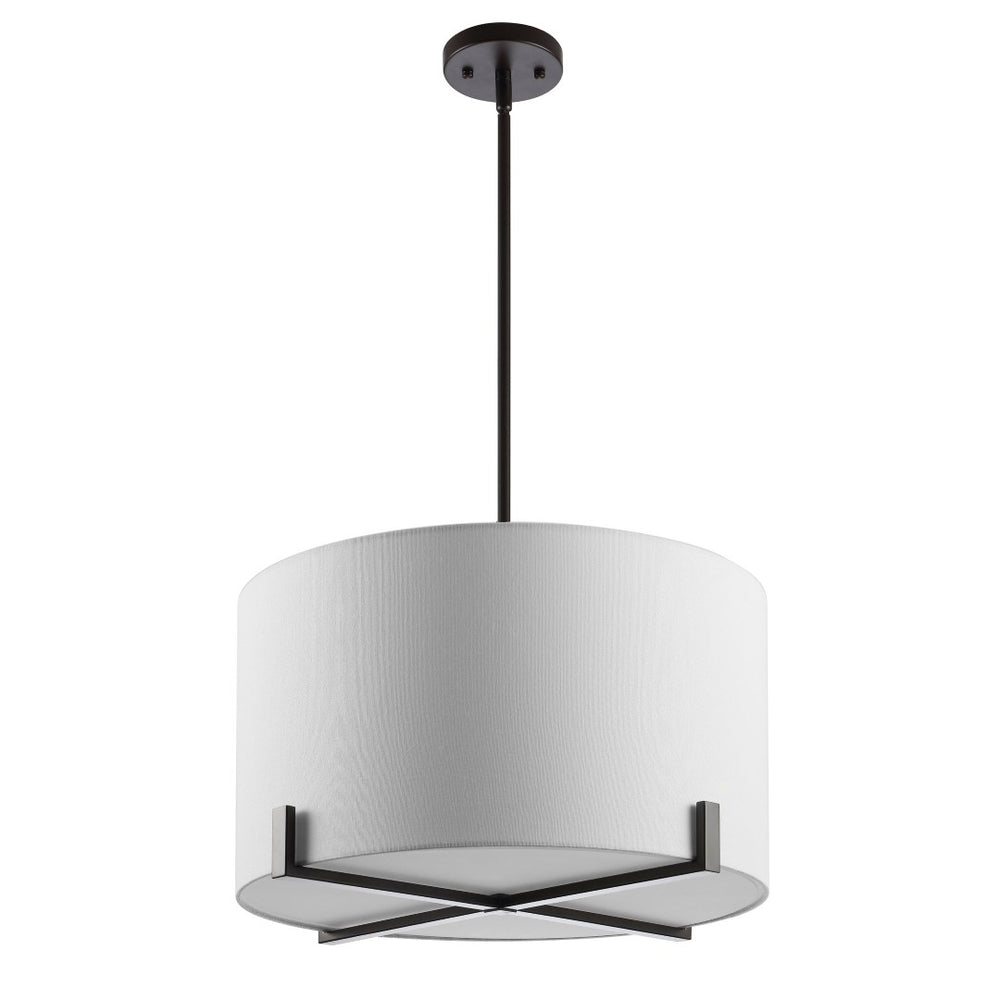 Safavieh TARLON, 3-Light Pendant, 20" Adjustable Oil-Rub Bronze Metal Fixture for Modern Home Décor PND4112A