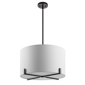 Safavieh TARLON, 3-Light Pendant, 20" Adjustable Oil-Rub Bronze Metal Fixture for Modern Home Décor PND4112A