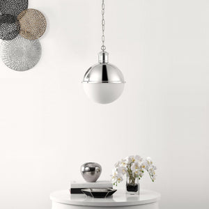 Safavieh DAYLILY, Elegant Extendable Pendant Light Fixture for Modern Interiors - Adjustable Height Design Chrome PND4139B