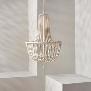 Safavieh ELANIE, Modern 5-Light Extendable Pendant for Sophisticated Illumination in Dining and Living Spaces Cream PND4140B