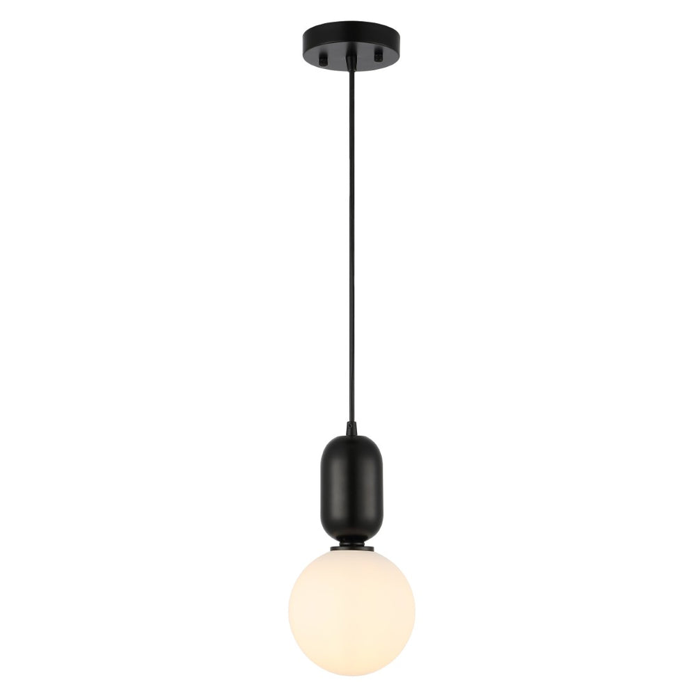 Safavieh AMAGIRI, 6-Inch Pendant Set of 3: Assorted Color Glass & Iron Fixtures for Modern Home Decor PND4141A-SET3