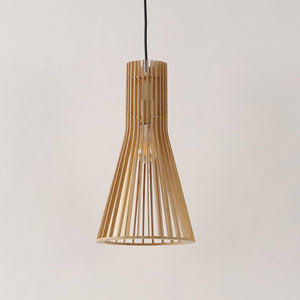 Safavieh SONJAY, 9.75" Natural MDF Wood & Iron Extendable Pendant Light – Customizable Height & Modern Design PND4161A