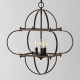 Safavieh Galvin, 4 Light, Black/Grey, Iron Pendant PND4163A