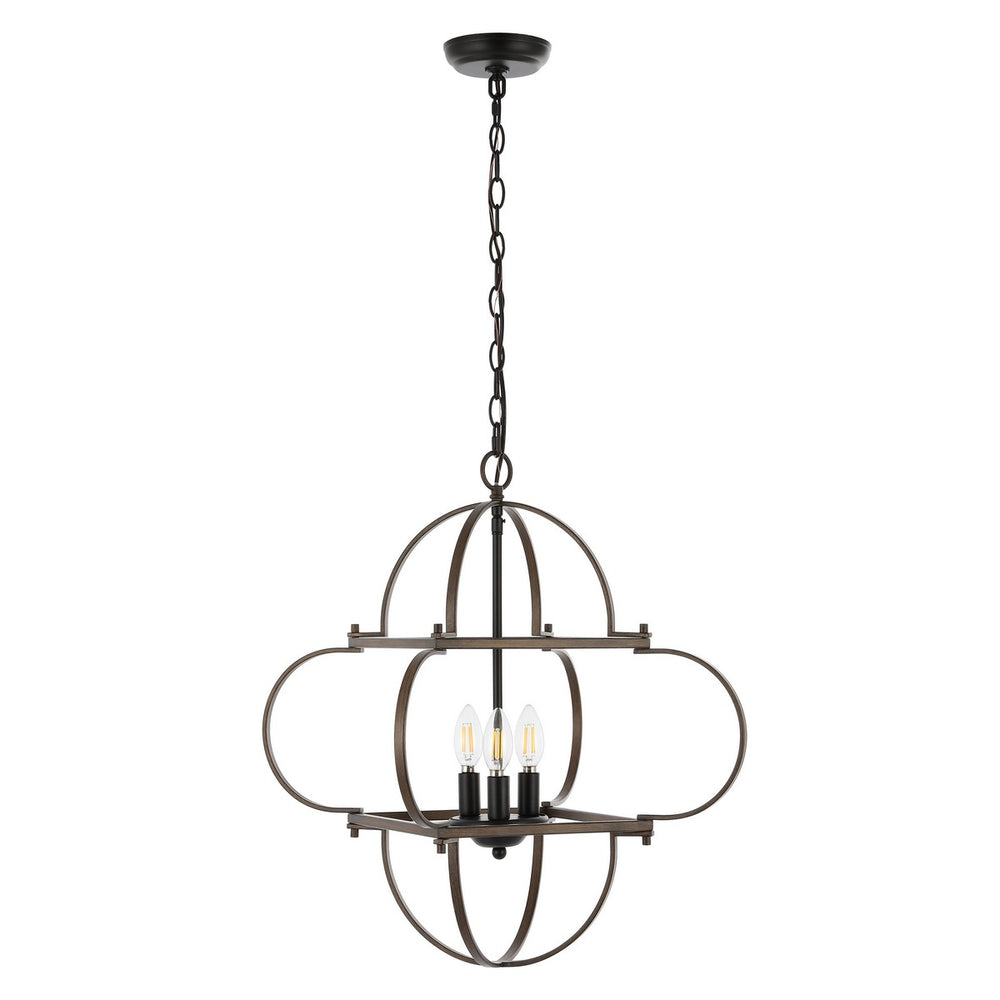 Safavieh Galvin, 4 Light, Black/Grey, Iron Pendant PND4163A