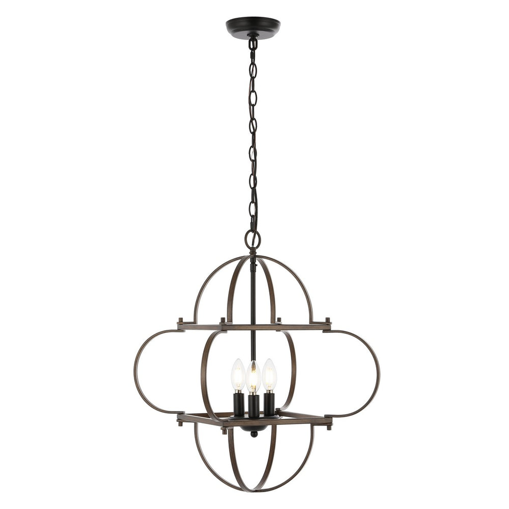 Safavieh Galvin, 4 Light, Black/Grey, Iron Pendant PND4163A