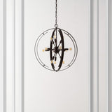 Safavieh Syosset 12Lt Pendant XII23 Oil Rub Bronze   PND4165A