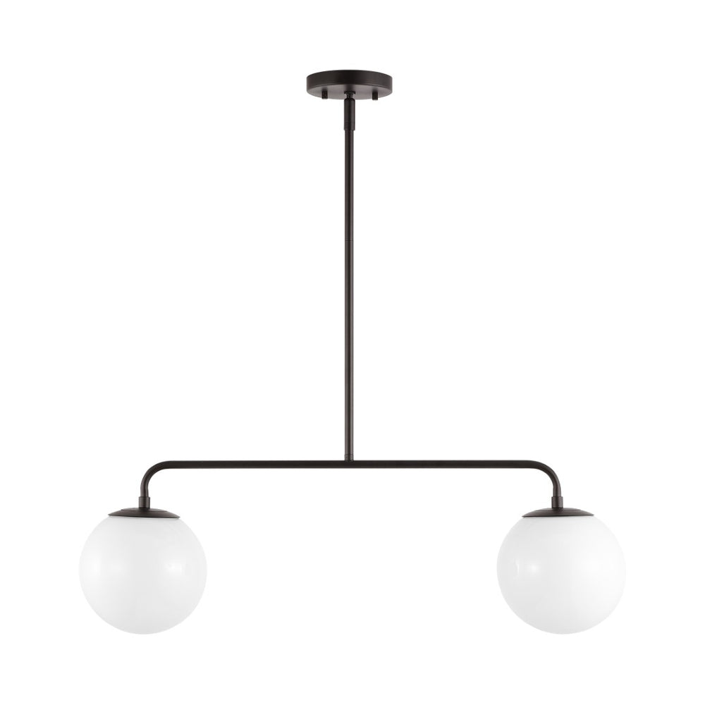 Safavieh CONYER, 2-Light Adjustable Pendant Light - Modern Black Iron & Glass Fixture for Stylish Spaces PND4166A
