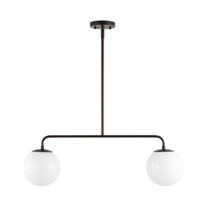 Safavieh CONYER, 2-Light Adjustable Pendant Light - Modern Black Iron & Glass Fixture for Stylish Spaces PND4166A