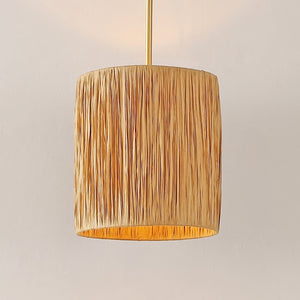 Safavieh SAIJA, 9-Inch Adjustable Pendant Light in Natural Gold - Modern Organic Design for Any Space PND4189A