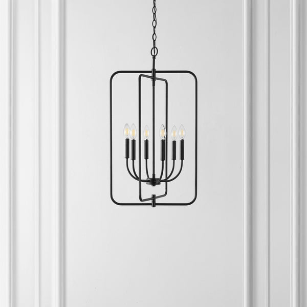 Safavieh Alto 6 Lt 17" Pendant Black  PND4196A