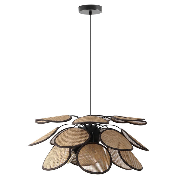 Safavieh Luana, 3-light 20.5-inch Pendant Light - Chic Brown/Natural Design For Modern Home Elegance Brown ,Natural Plastic Body ,Metal Hanging Cord And Canopy Pnd4203a