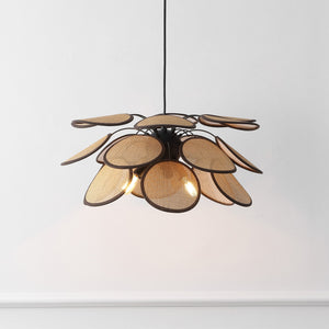 Safavieh Luana, 3-light 20.5-inch Pendant Light - Chic Brown/Natural Design For Modern Home Elegance Brown ,Natural Plastic Body ,Metal Hanging Cord And Canopy Pnd4203a