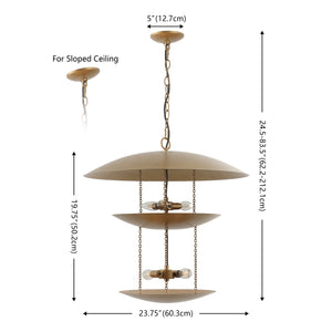 Safavieh Jules, 5-light Antique Gold Metal Pendant, 23.75 Inches - Elegant Illumination For Any Space Antique Gold Metal Body Pnd4204a