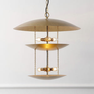 Safavieh Jules, 5-light Antique Gold Metal Pendant, 23.75 Inches - Elegant Illumination For Any Space Antique Gold Metal Body Pnd4204a