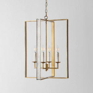 Safavieh Markle, 4 Light, 18 Inch, Antique Gold, Metal Pendant Antique Gold PND4205A