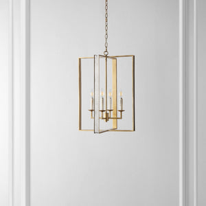 Safavieh Markle, 4 Light, 18 Inch, Antique Gold, Metal Pendant Antique Gold PND4205A