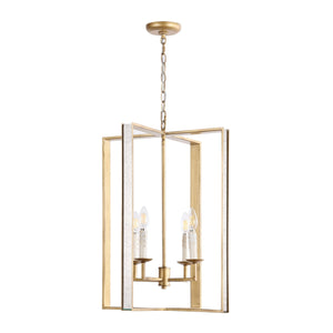 Safavieh Markle, 4 Light, 18 Inch, Antique Gold, Metal Pendant Antique Gold PND4205A