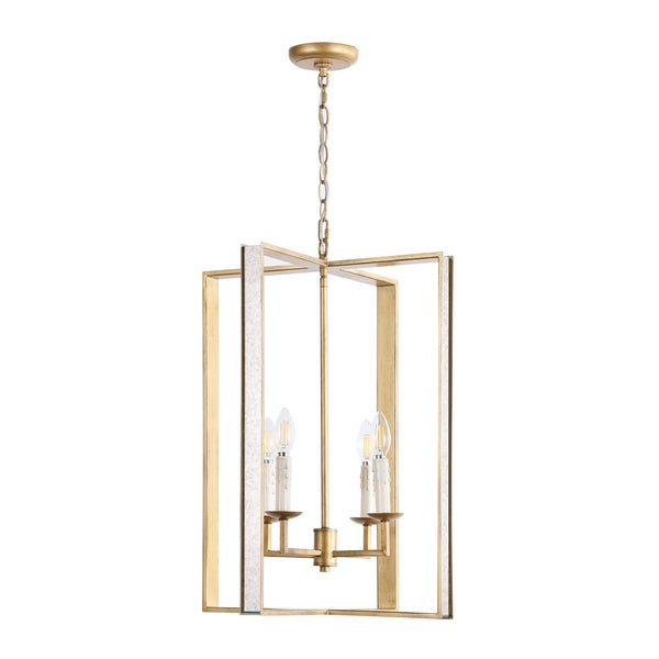 Safavieh Markle, 4 Light, 18 Inch, Antique Gold, Metal Pendant Antique Gold PND4205A