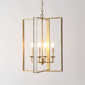 Safavieh Markle, 4 Light, 18 Inch, Antique Gold, Metal Pendant Antique Gold PND4205A