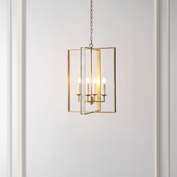 Safavieh Markle, 4 Light, 18 Inch, Antique Gold, Metal Pendant Antique Gold PND4205A