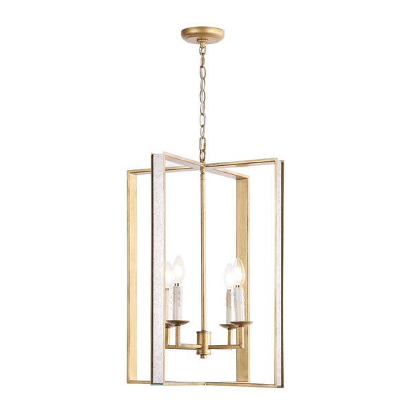 Safavieh Markle, 4 Light, 18 Inch, Antique Gold, Metal Pendant Antique Gold PND4205A