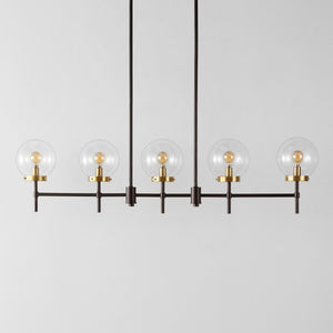 Safavieh Mylah 5Lt 44.5" Pendant XII23 Oil Rub Bronze Iron PND4207A