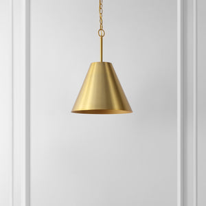 Safavieh 	Jenner, 12 Inch, Brass, Iron Pendant Brass Gold PND4209B