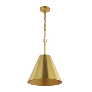 Safavieh 	Jenner, 12 Inch, Brass, Iron Pendant Brass Gold PND4209B